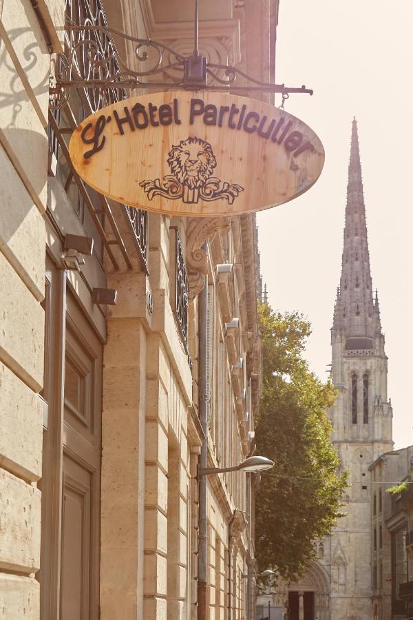L'Apparthotel Particulier Bordeaux Eksteriør bilde